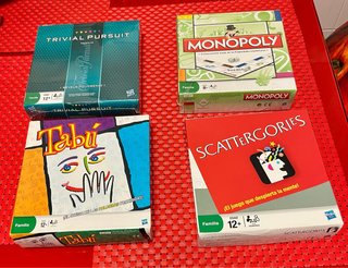 4 Giochi da Tavolo: Monopoly, Trivial, Tabù e Scatte