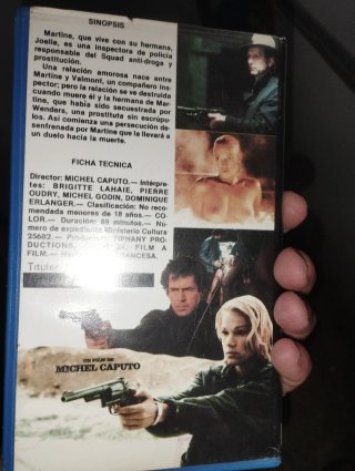 La Ejecutora VHS Firmada Brigitte Lahaie