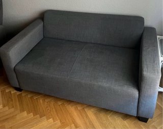 Sofá 2 plazas Ikea gris KLIPPAN