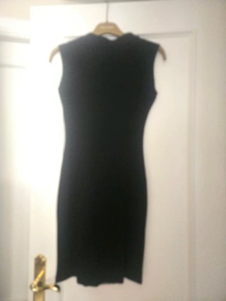 Vestido Zara sin mangas con encaje talla M