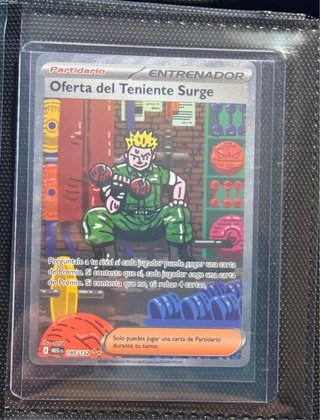 Oferta del Teniente Surge (MEG 185) carta pokemon