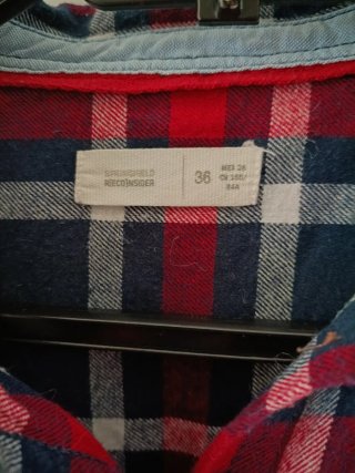 Camisa cuadros Springfield mujer Talla S