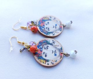 Orecchini vintage estivi da donna