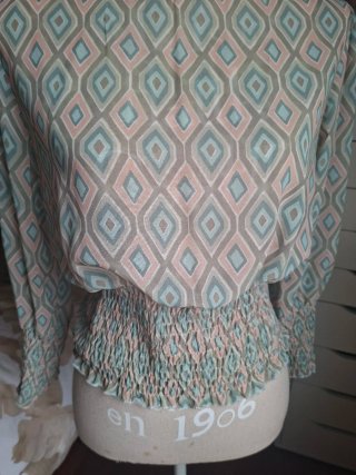Blusa gasa semitransparente colores pastel