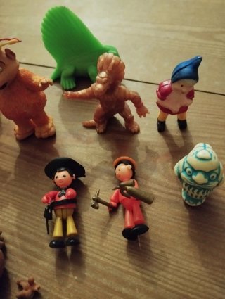 Lote Figuras Miniatura Antiguas