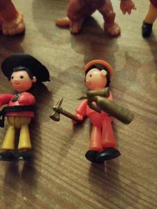 Lote Figuras Miniatura Antiguas