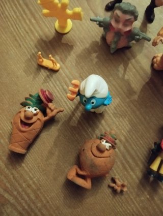 Lote Figuras Miniatura Antiguas