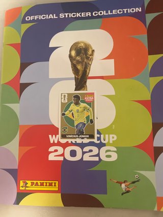 Cromos Vinicius Jr. Mundial 2026 + Álbum
