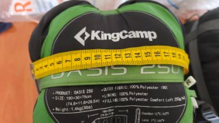 Pack 2 Sacos Dormir KingCamp Oasis 250