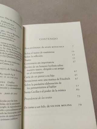 Sobre el teatro de marionetas