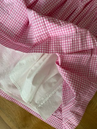 Vestido Ralph Lauren cuadros rosa