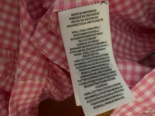 Vestido Ralph Lauren cuadros rosa