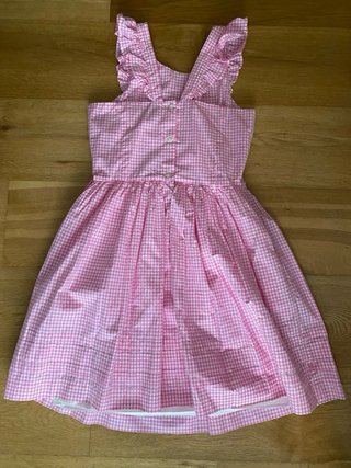 Vestido Ralph Lauren cuadros rosa