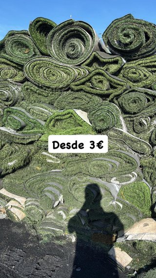 Césped artificial reciclado