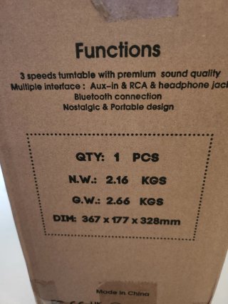 Giradischi in vinile vintage ANESOK