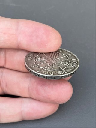 Moneda 100 Pesetas Plata 1966 Franco