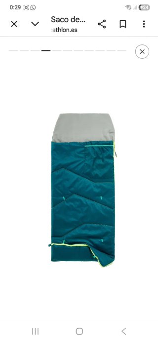 Saco de dormir Quechua MH100 Junior 10°