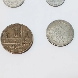 Lote de 8 monedas antiguas