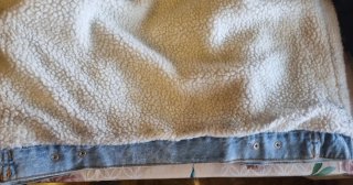 Giubbotto jeans foderato Bershka