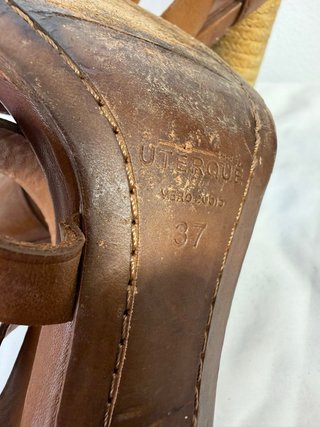 Sandalias Uterqüe Piel Marrón