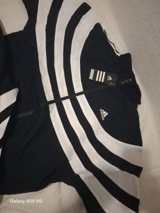 Chándal Adidas Negro y Blanco