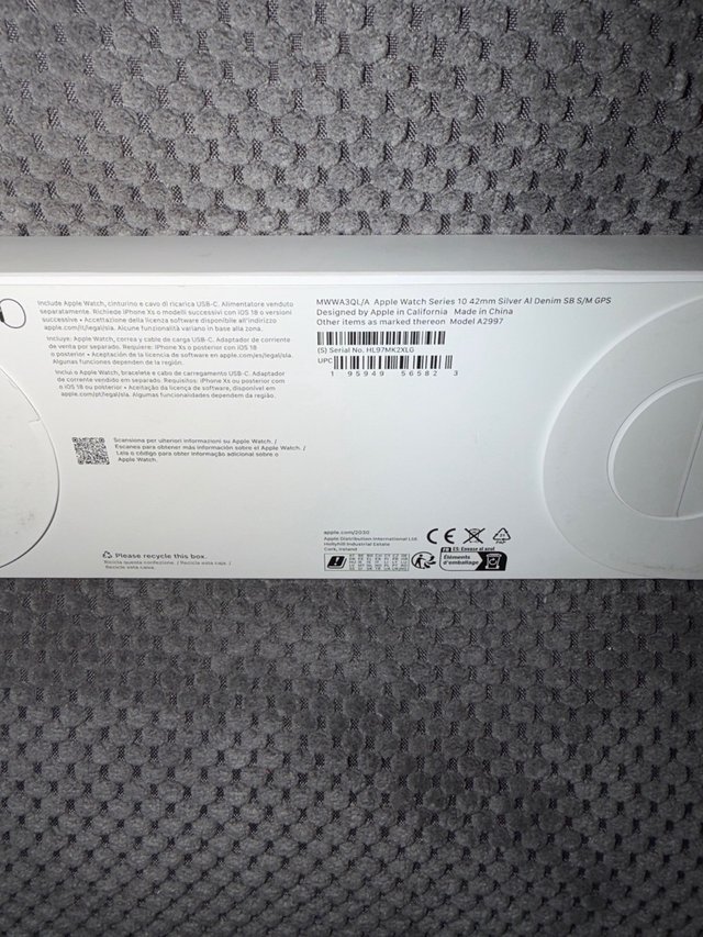 Apple Watch Series 10 42mm Plata