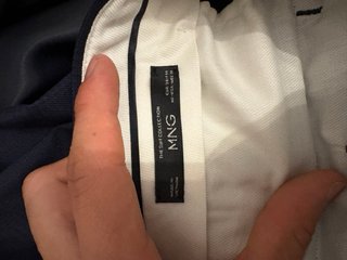 Traje Mango Azul Talla [Talla]