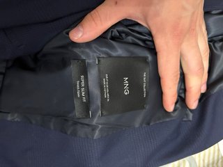Traje Mango Azul Talla [Talla]