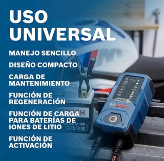 Cargador Batería Bosch C40-Li 6V/12V