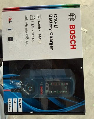 Cargador Batería Bosch C40-Li 6V/12V