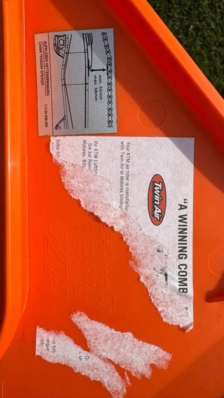 Plásticos KTM Originales Impresos