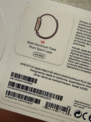 Apple Watch SE Oro 44mm Cellular