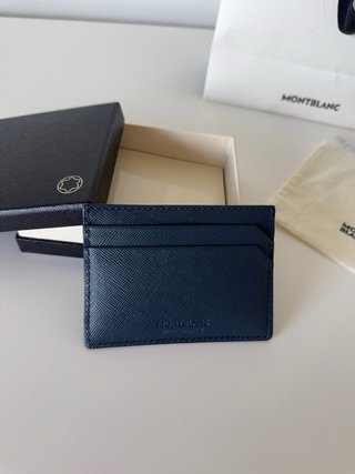 Montblanc Sartorial Card Holder 5cc Blue Original