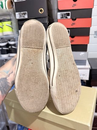 Zapatos Burberry Talla 41 Beige/Rojo