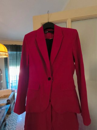 Tailleur Zara donna ciclamino