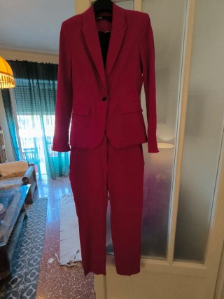 Tailleur Zara donna ciclamino