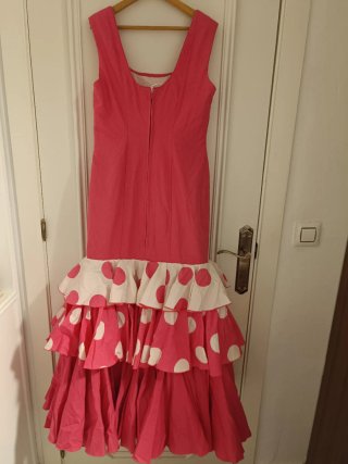 Traje Flamenca El Clavel Talla 38