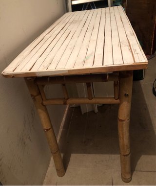 Mesa de bambú