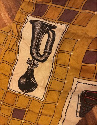 Foulard quadrato vintage 65cmx 65cm