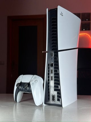 PS5 Slim Disco + Mando Blanco
