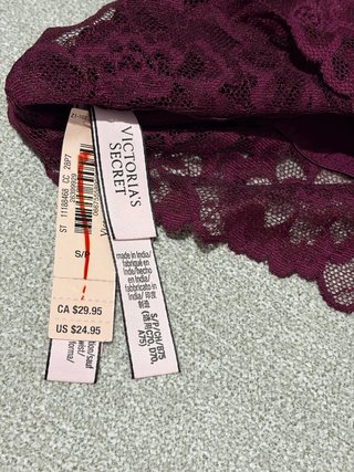 Conjunto lencería sexy encaje burdeos