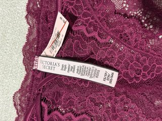 Conjunto lencería sexy encaje burdeos