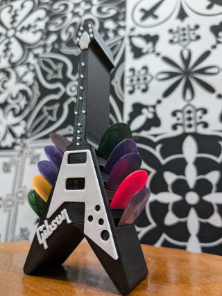 ORGANIZADOR GIBSON FLYING V PARA PÚAS NUEVO