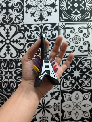 ORGANIZADOR GIBSON FLYING V PARA PÚAS NUEVO