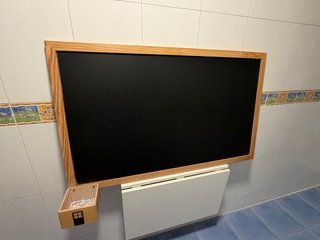Pizarra grande 125x75 cm madera