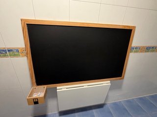 Pizarra grande 125x75 cm madera