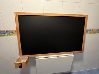 Pizarra grande 125x75 cm madera