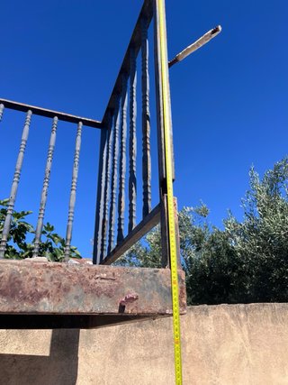 Escalera de hierro exterior