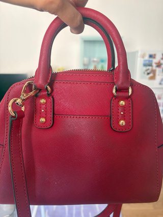 Bolso Michael Kors Rojo y Dorado