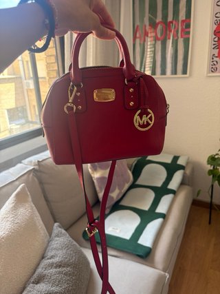 Bolso Michael Kors Rojo y Dorado